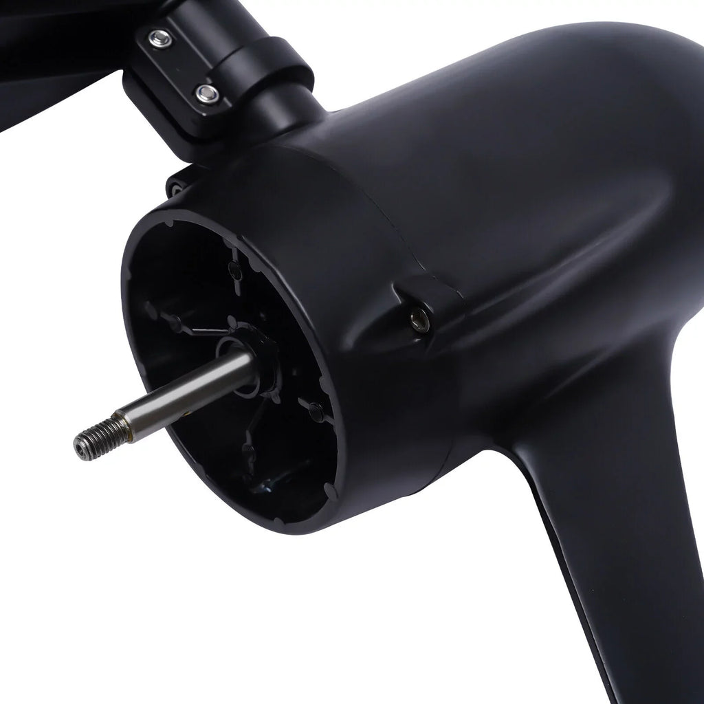 Miumaeov 10HP Electric Outboard Engine 60V 2200W Brushless Trolling Motor Jet Pump Propeller Fishing Watercraft Engine for Small Water Vehicles Inflatable Vessel Canoes Aluminum Fishing Vessel