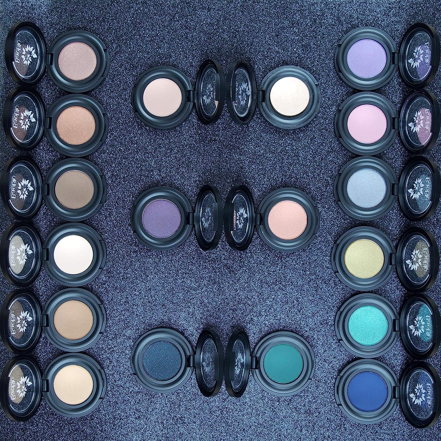 BaeBlu Hypoallergenic Eyeshadow Organic 100% Natural Finely Pressed Velvety Smooth Powder, Made in USA, Sterling