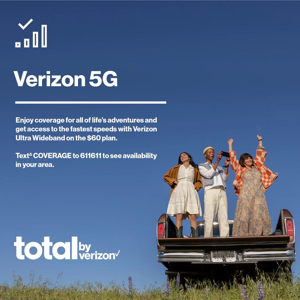 Total By Verizon Apple iPhone 15, 256GB, Yellow - Prepaid Smartphone