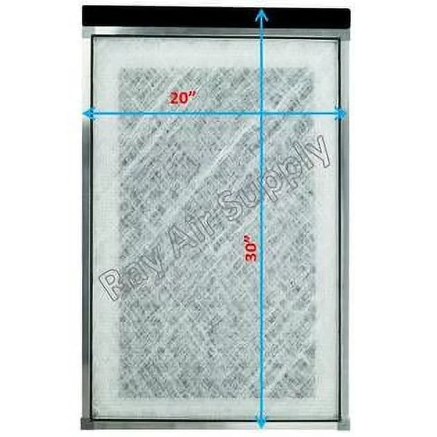 RAYAIR SUPPLY 20x30 Replacement Filter Pads Suitable with SolaceAir Air Cleaner 20x30 Refills (3 Pack) WHITE