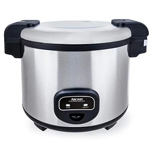 Aroma Housewares 60-Cup (Cooked) (30-Cup UNCOOKED) Commercial Rice Cooker, Stainless Steel Exterior (ARC-1130S)