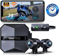 Vantrue F1 Motorcycle 4K Dashcam (4K + 1080P) GPS | WiFi | Parking Mode (No SD Card)