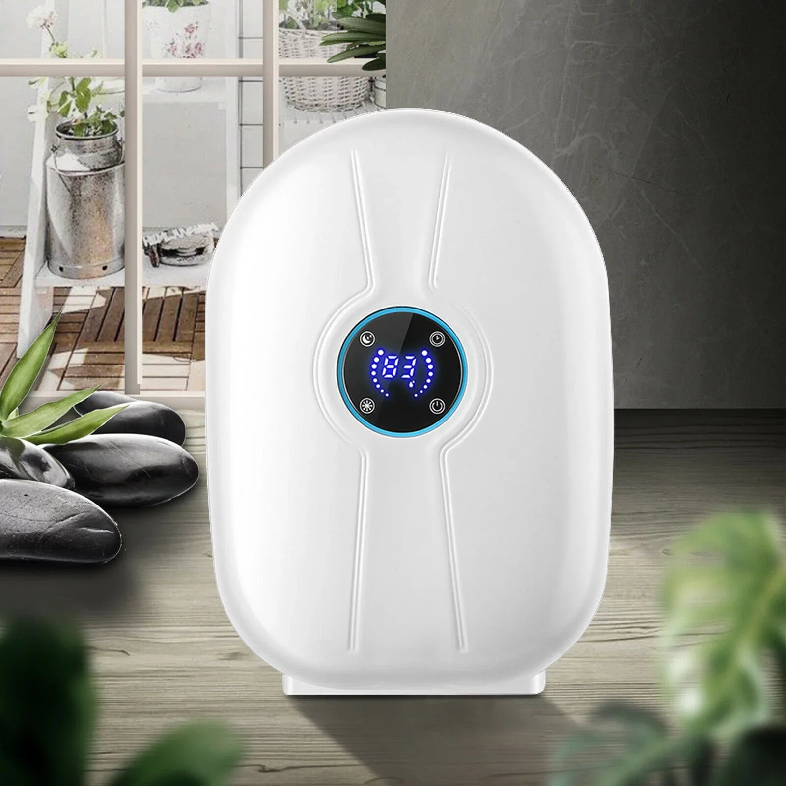 500ml Mini Dehumidifier Digital Home Bedroom Air Dryer Machine Remote 22W