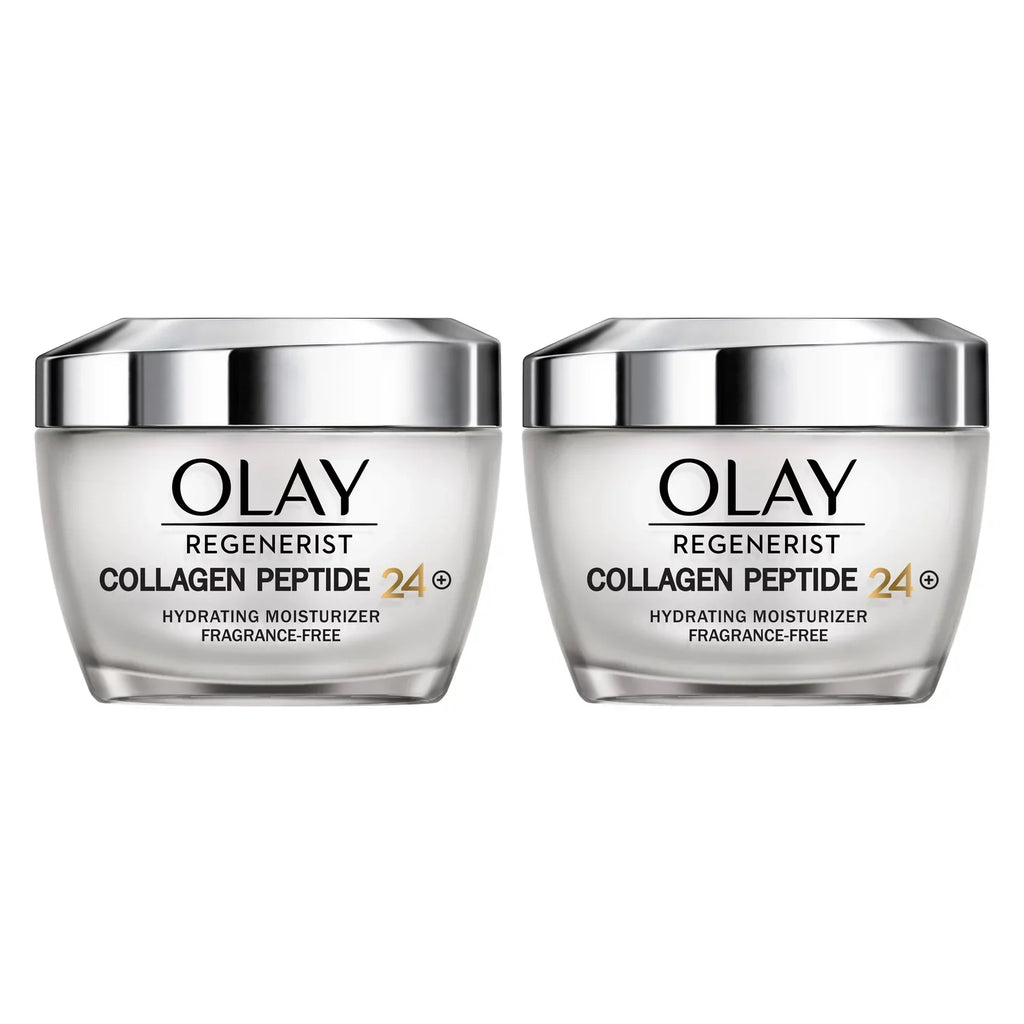 OLAY Regenerist Collagen Peptide 24+ Hydrating Moisturizer, 1.7 Oz, 2-Pack