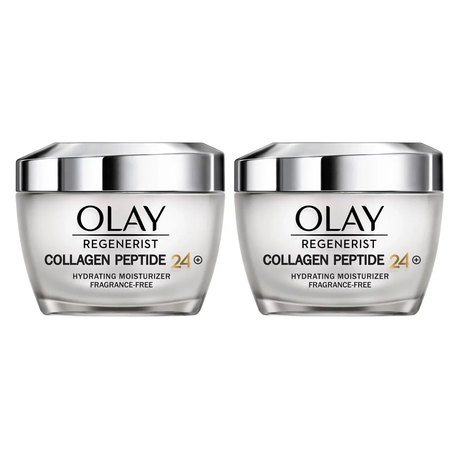 OLAY Regenerist Collagen Peptide 24+ Hydrating Moisturizer, 1.7 Oz, 2-Pack