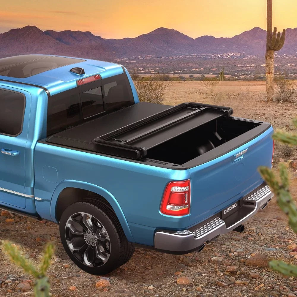Ledkingdomus 5 ft Soft Tri-Fold Truck Bed Tonneau Coating for 2015-2023 Chevy Colorado/GMC Canyon