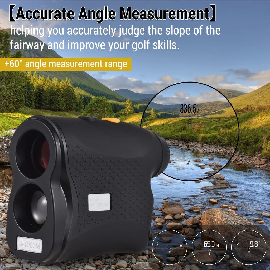 moobody Digital Measurement Rangefinders, Monocular Telescope with 600M / 800M / 1000M , Perfect for
