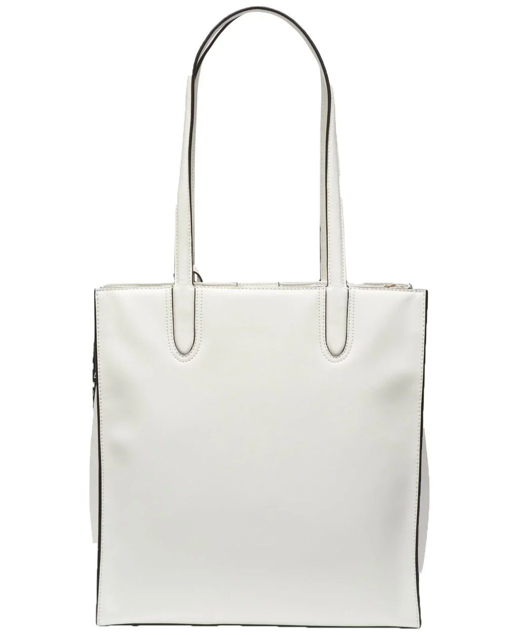 Dkny Jade Tall Signature Handbag Totes (White)