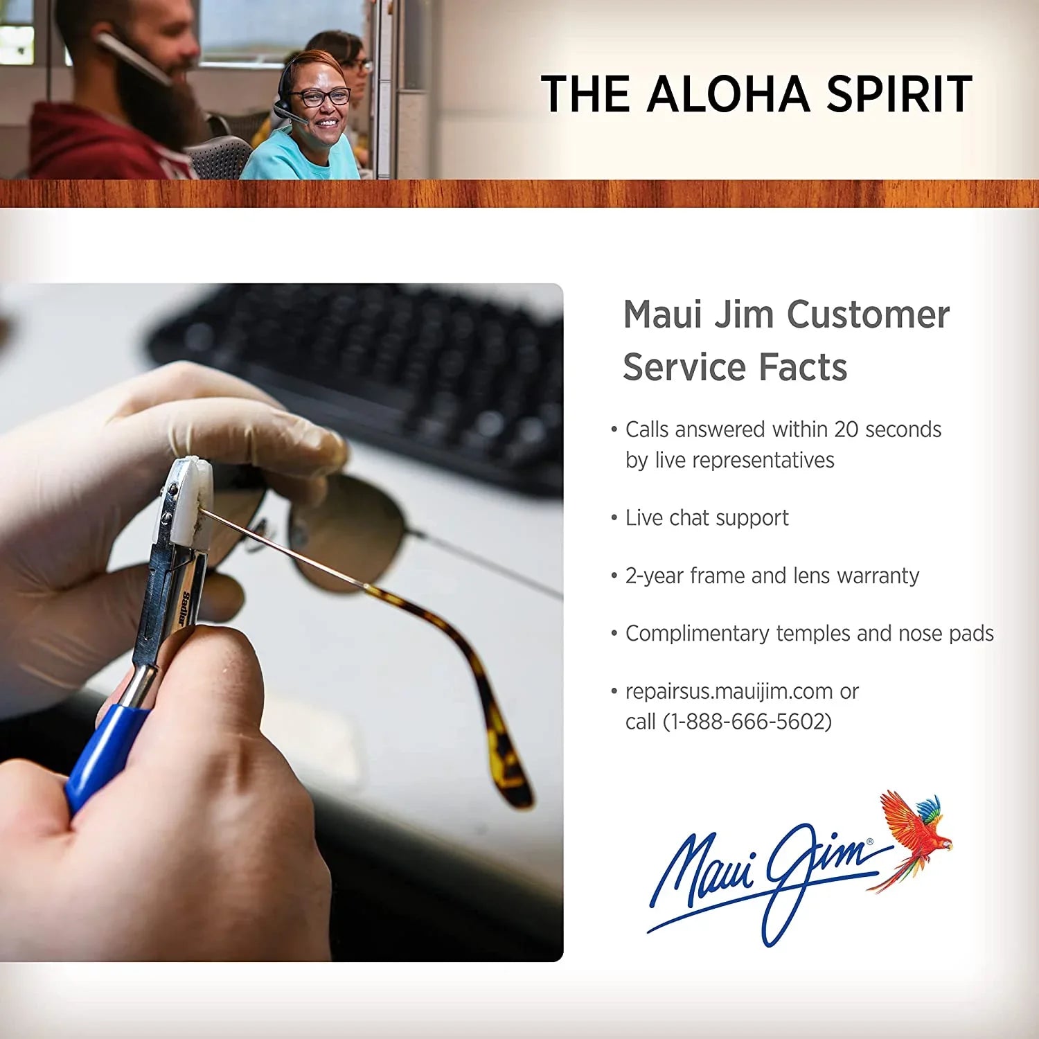 Maui Jim Keokea Neutral Grey Navigator Unisex Sunglasses 447-02 55