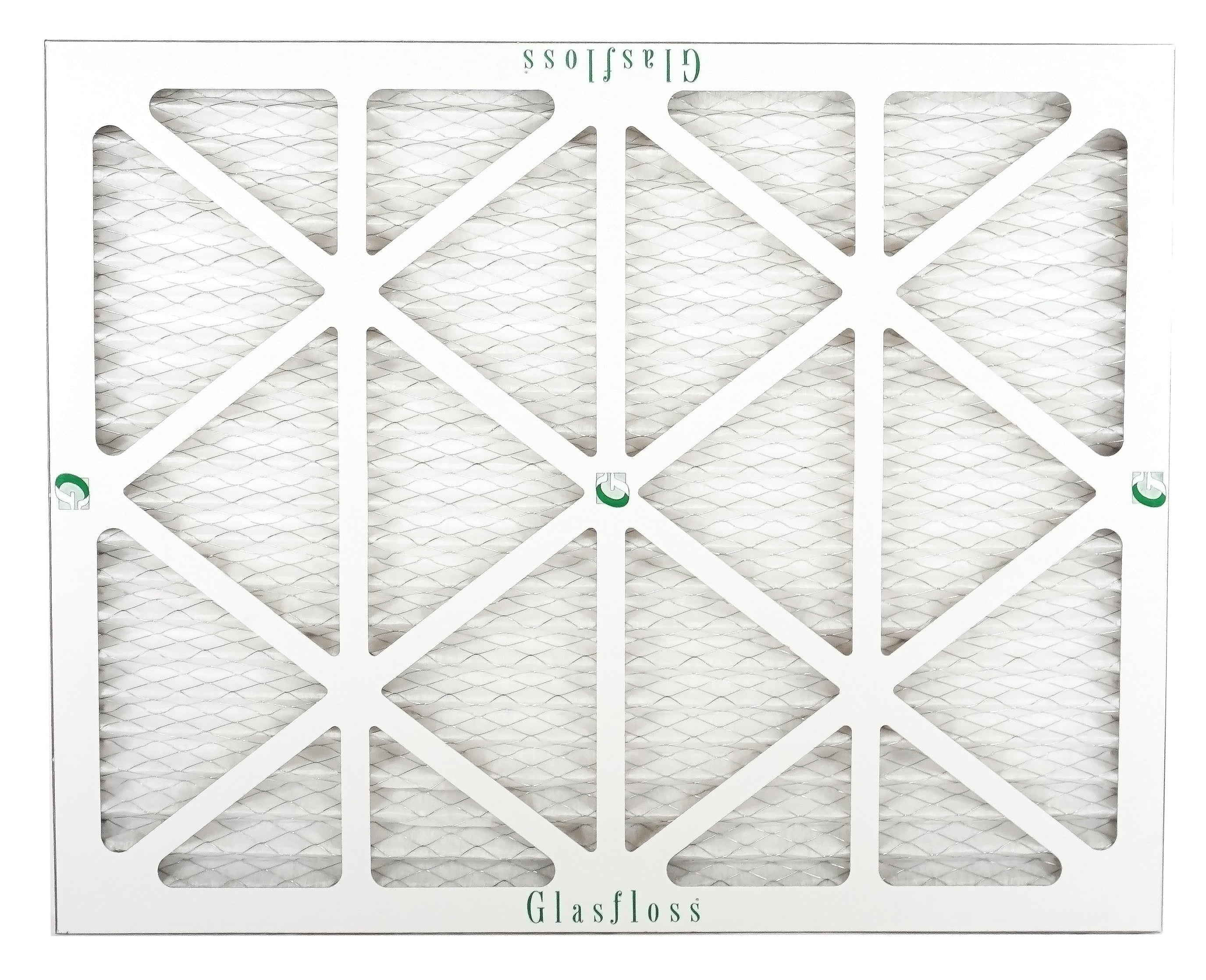 Glasfloss 15x30x1 - MERV 10 -Qty:4 - Furnace Air Filter - Made in USA (Actual Size: 14.5 x 29.5x7/8 inch)