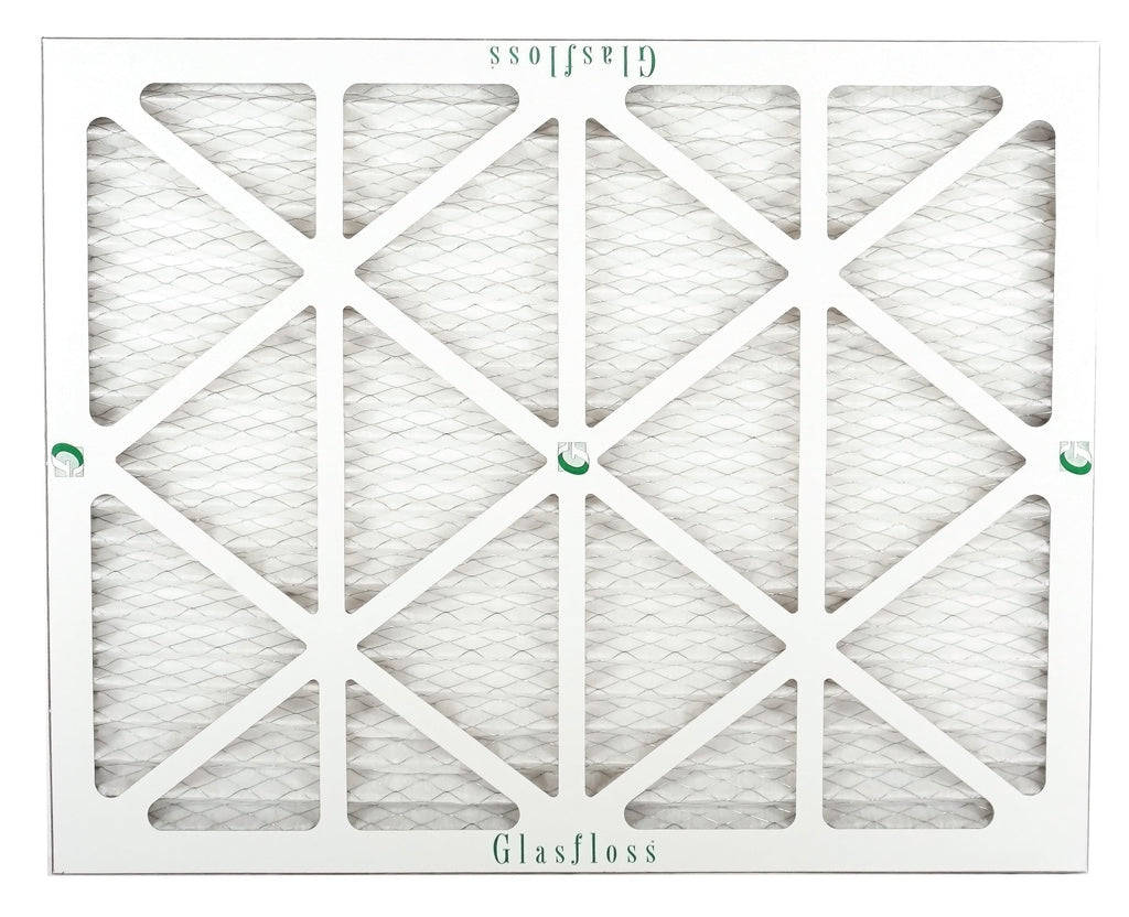 Glasfloss 14x22x1 - MERV 10 -Qty:4 - Furnace Air Filter - Made in USA (Actual Size: 13.5 x 21.5x7/8 inch)