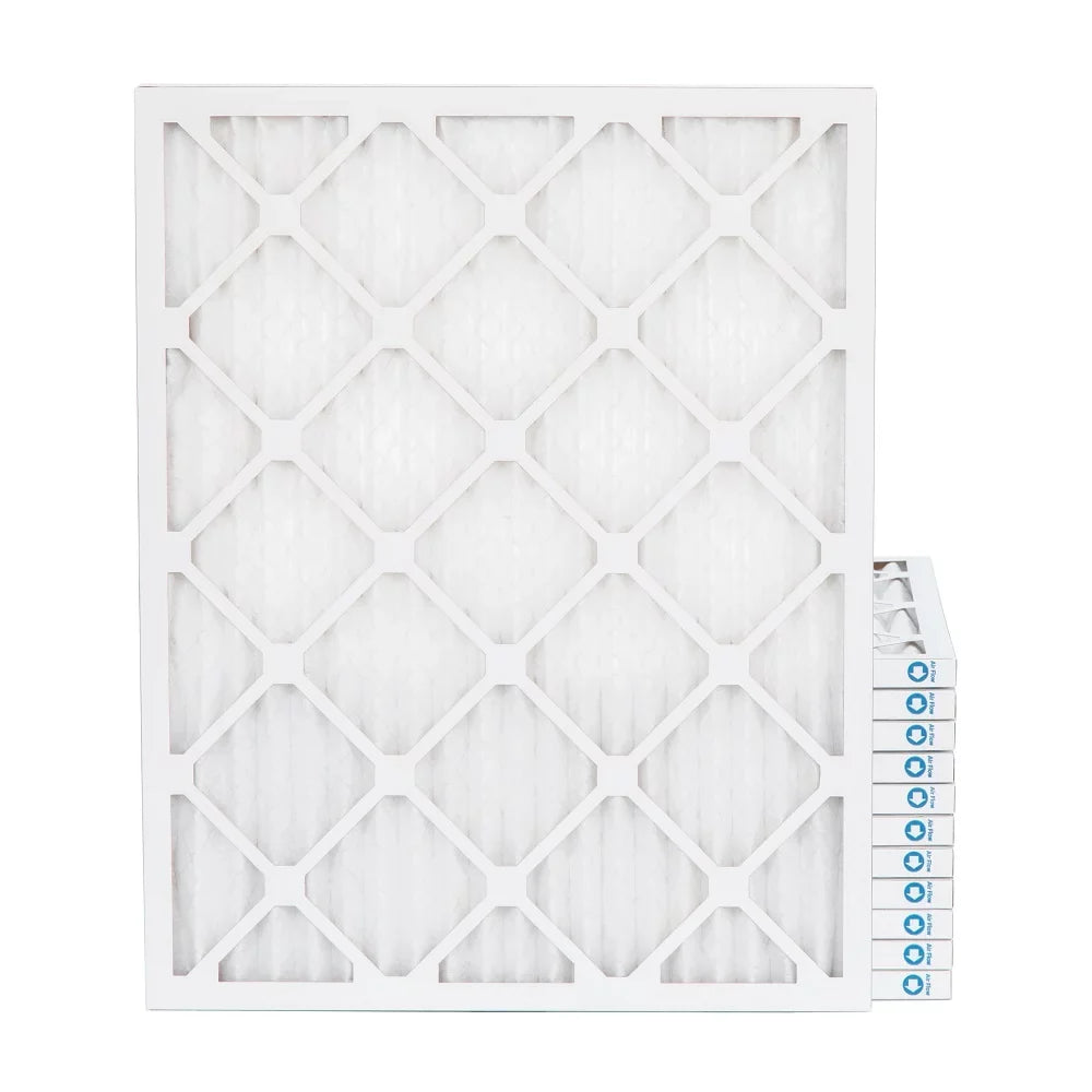 Pamlico Air 16x20x1 MERV 8 Pleated AC Furnace Air Filters. Case of 12. Actual Size: 15-1/2 x 19-1/2 x 3/4