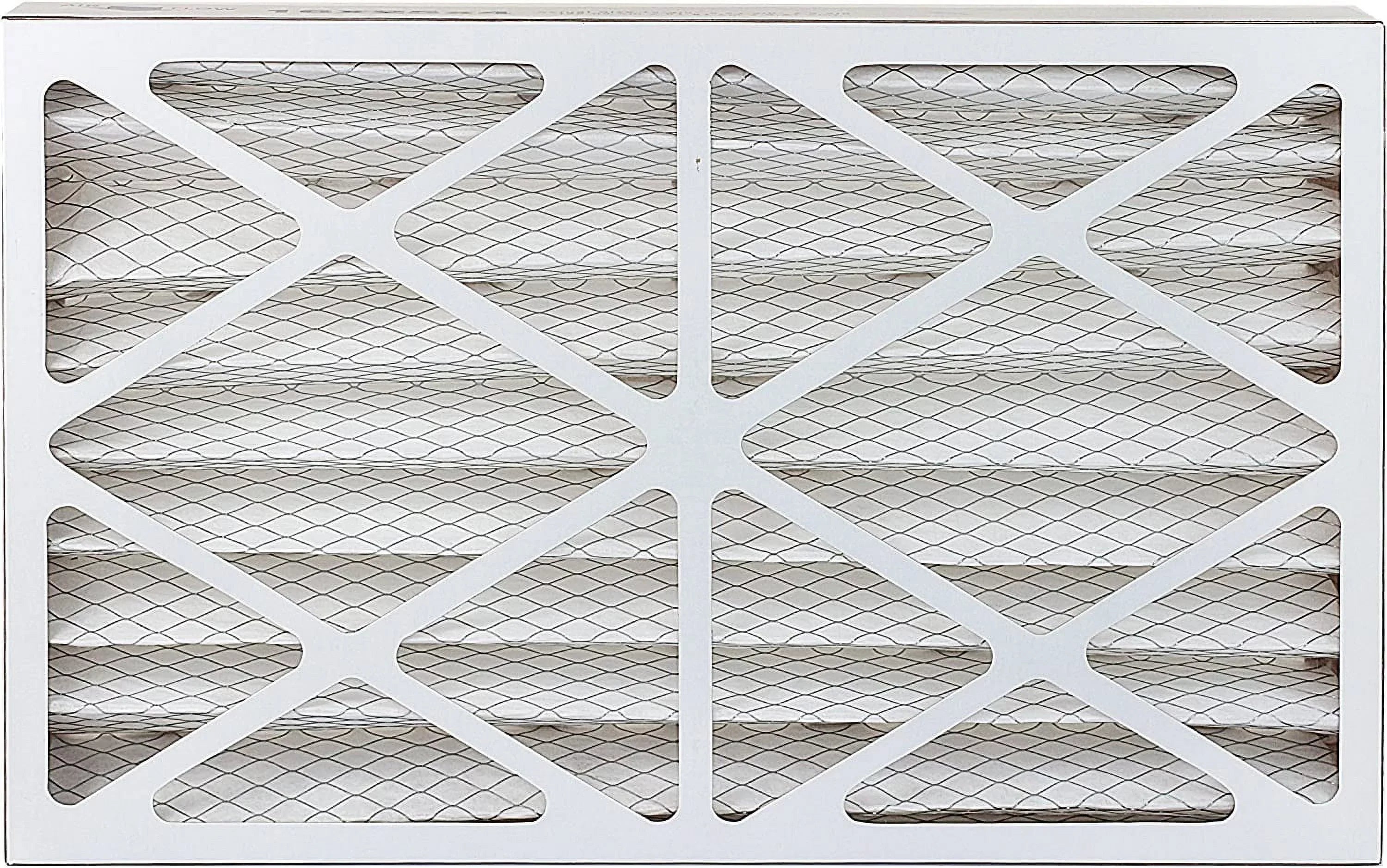 Filterbuy 10x25x4 MERV 13 Pleated HVAC AC Furnace Air Filters (5-Pack)