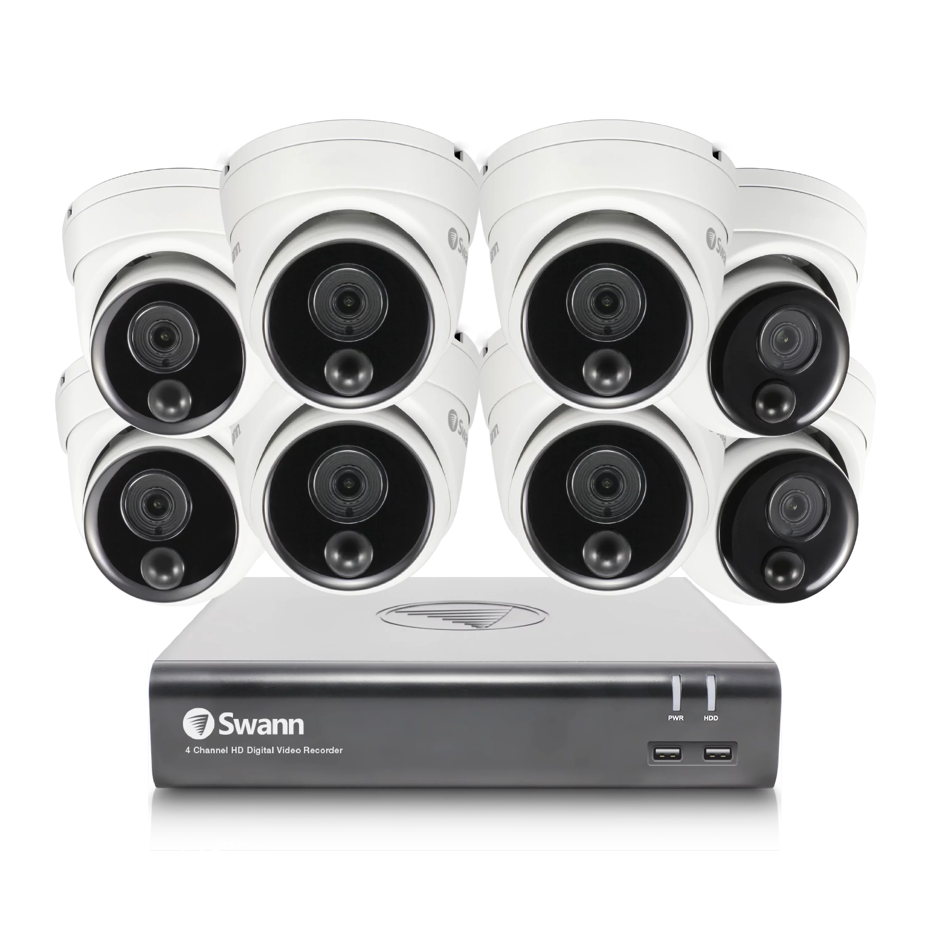 Swann 8 Camera 8 Channel 1080p Full HD DVR Security System - SWDVK-84580V8D