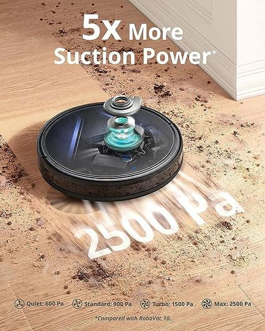 Open Box Eufy by Anker RoboVac G20 Robot Vacuum Dynamic 2500 Pa T2257111 - Black