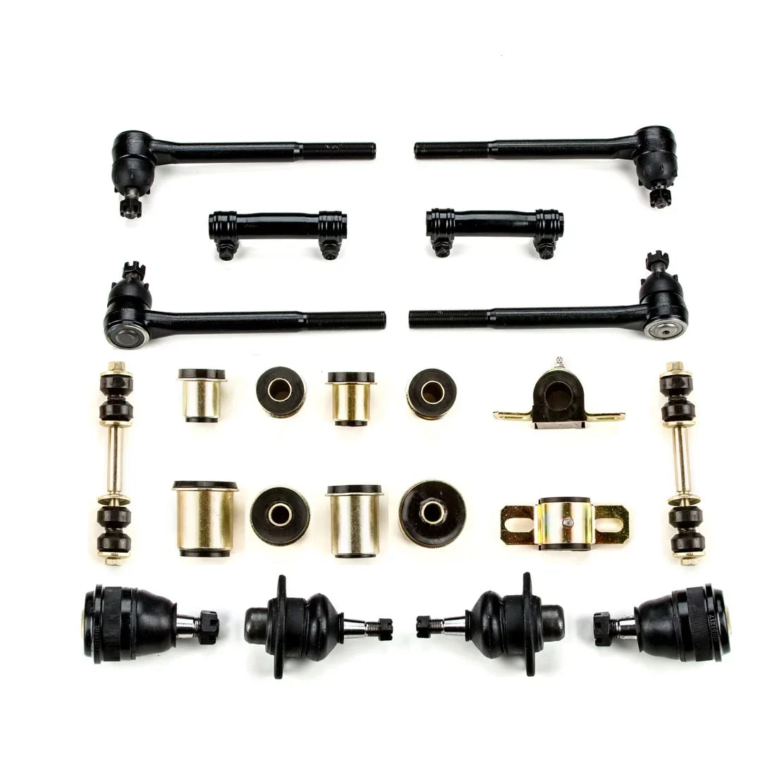 Black Poly Front End Suspension Rebuild Kit Fits 1974 - 1976 Chevrolet Full Size