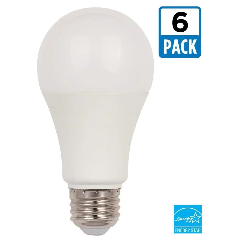 Westinghouse Lighting 5076000 100-Watt Equivalent Omni A19 Cool White Light LED Light Bulb with Medium Base (6 Pack)