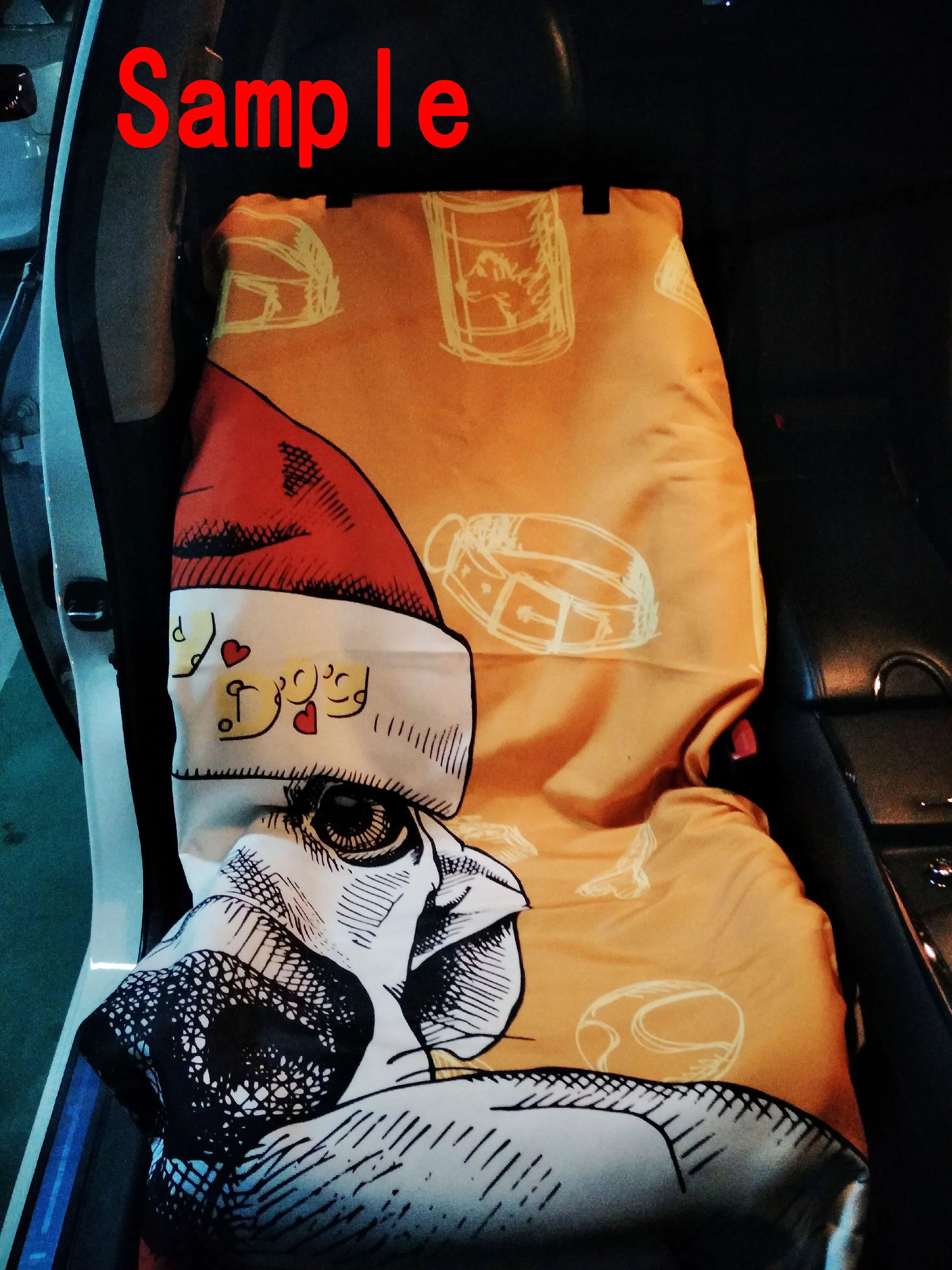 GCKG Merry christmas Dreamlike the Santa Claus Pet Car Seat Protection Dog Car Seat Mat Hammock Cargo Mat Trunk Mat For Cars Trucks and SUV 54x60 inches