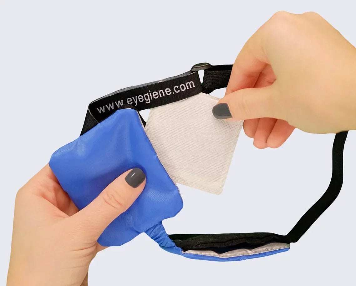 EyeGiene Refills for Insta-Warmth Eye Mask - 30 Warming Wafer Packets with 2 Wafers per Packet