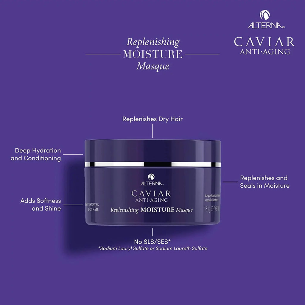 Alterna Caviar Anti-Aging Replenishing Moisture Hair Masque, 5.7 Oz