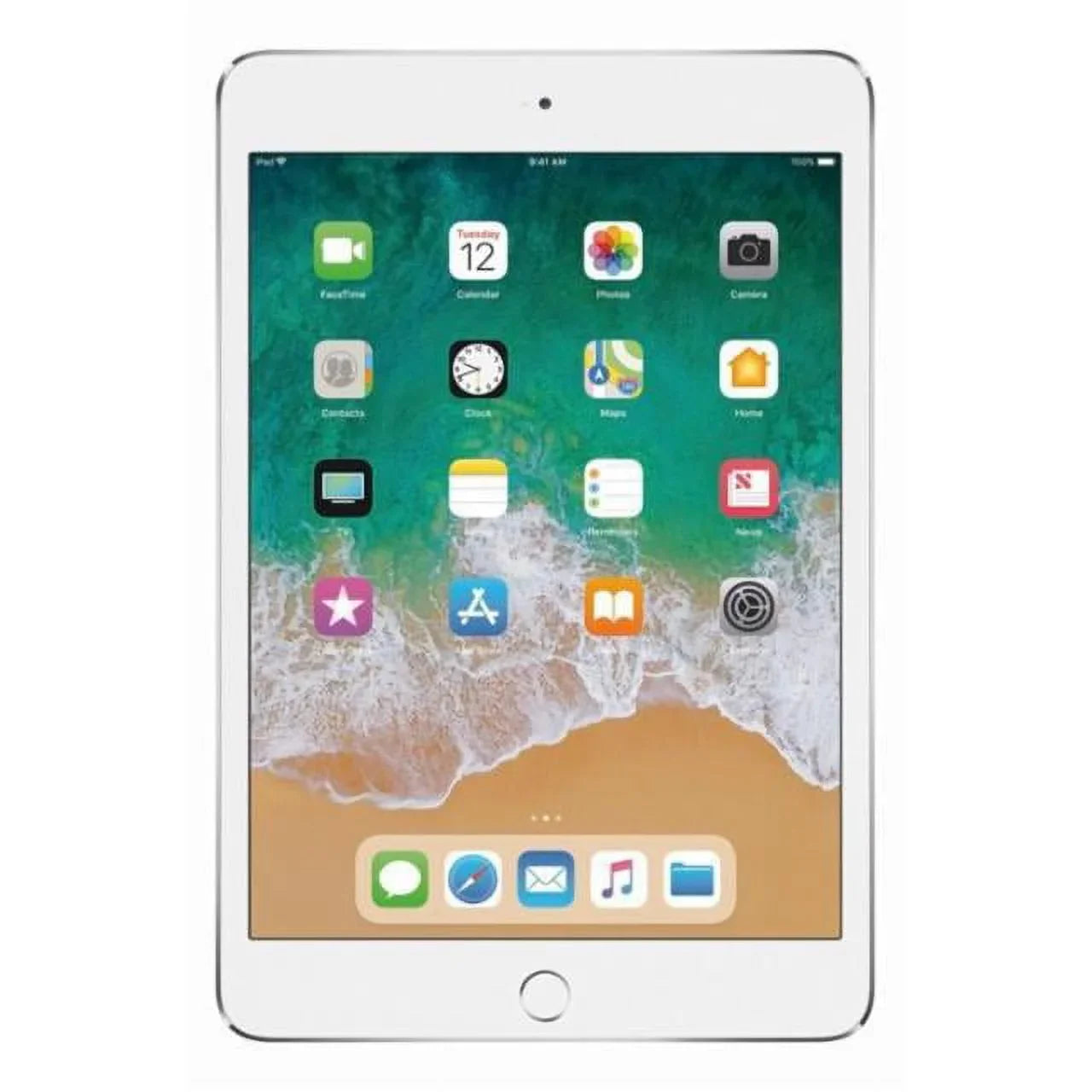 Restored Apple iPad Mini 4 128GB Silver Wi-Fi MK9P2LL/A (Refurbished)