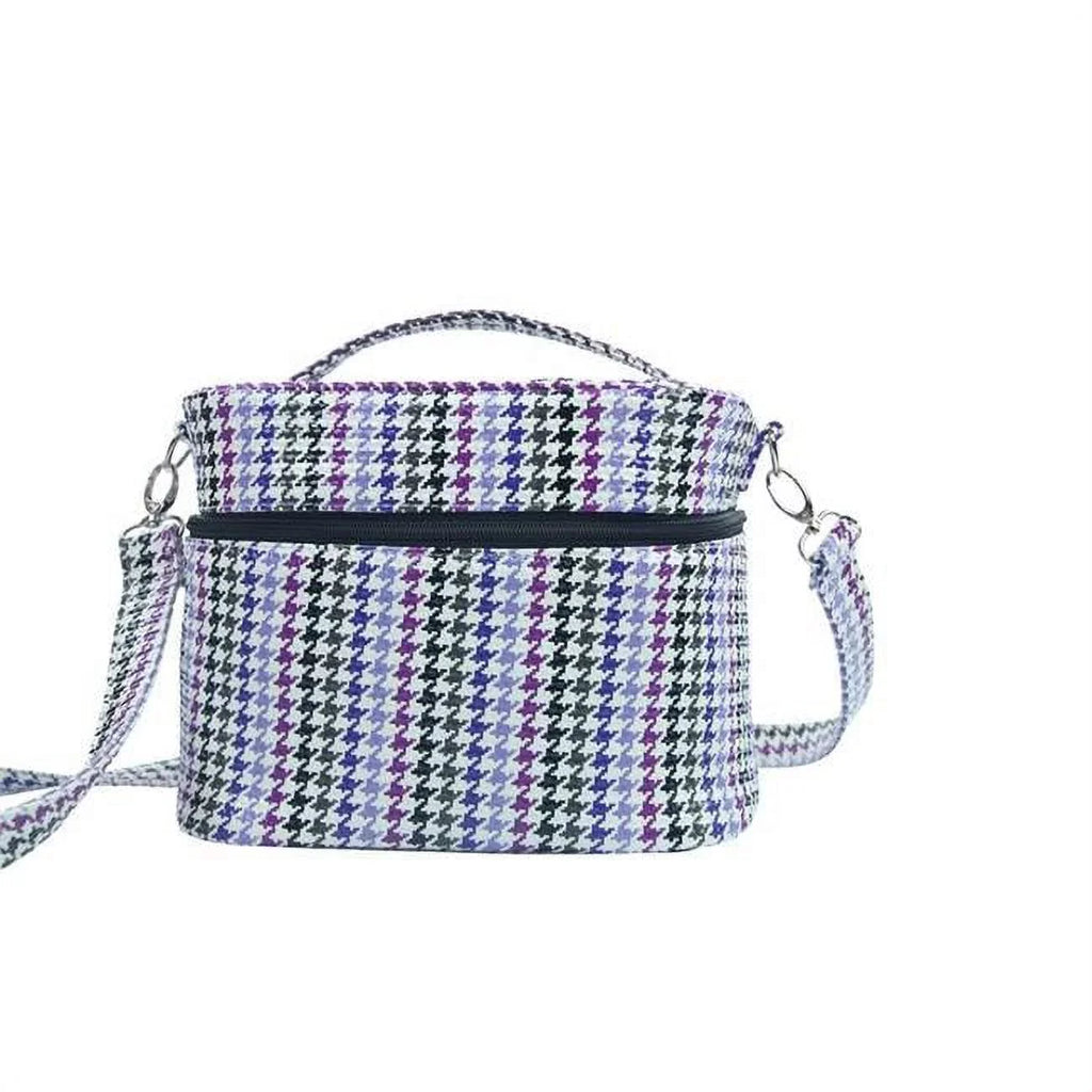 Picnic Gift 7220-HT Mojito-Four In One Insulated Cosmetics Bag, Houndstooth