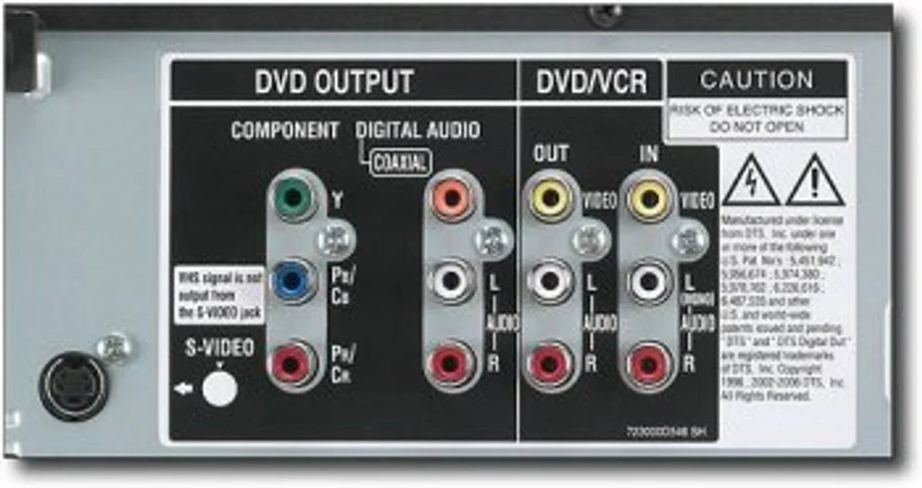 Toshiba SD-V295 Tunerless DVD/VCR Combo with Remote, Manual and A/V Cables