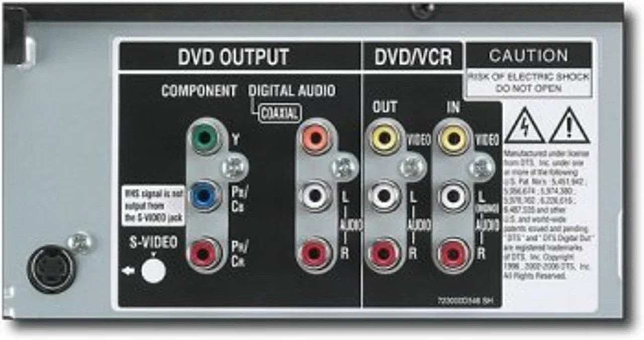 Toshiba SD-V295 Tunerless DVD/VCR Combo with Remote, Manual and A/V Cables