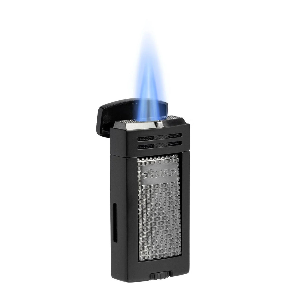 Xikar® Ion Double-Jet Flame Cigar Lighter, Lifetime Warranty, Black