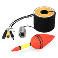 Anself 1200TVL Underwater Fishing 12 LEDs Waterproof Fish Shape Watercraft Ice Fishing Accessories with 15m30m50m Cable