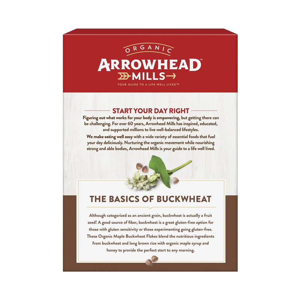 Arrowhead Mills Gluten-Free Organic Maple Buckwheat Flakes - 10 oz