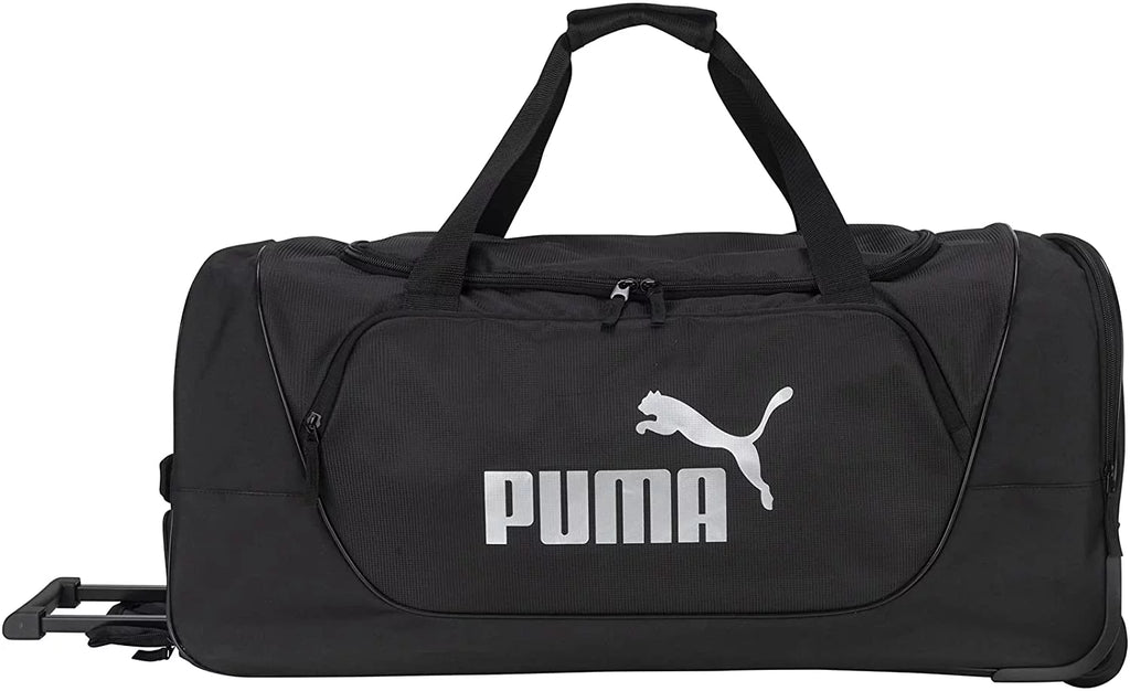 PUMA Evercat 28 Wanderer Rolling Duffel Bag One Size Black/Silver