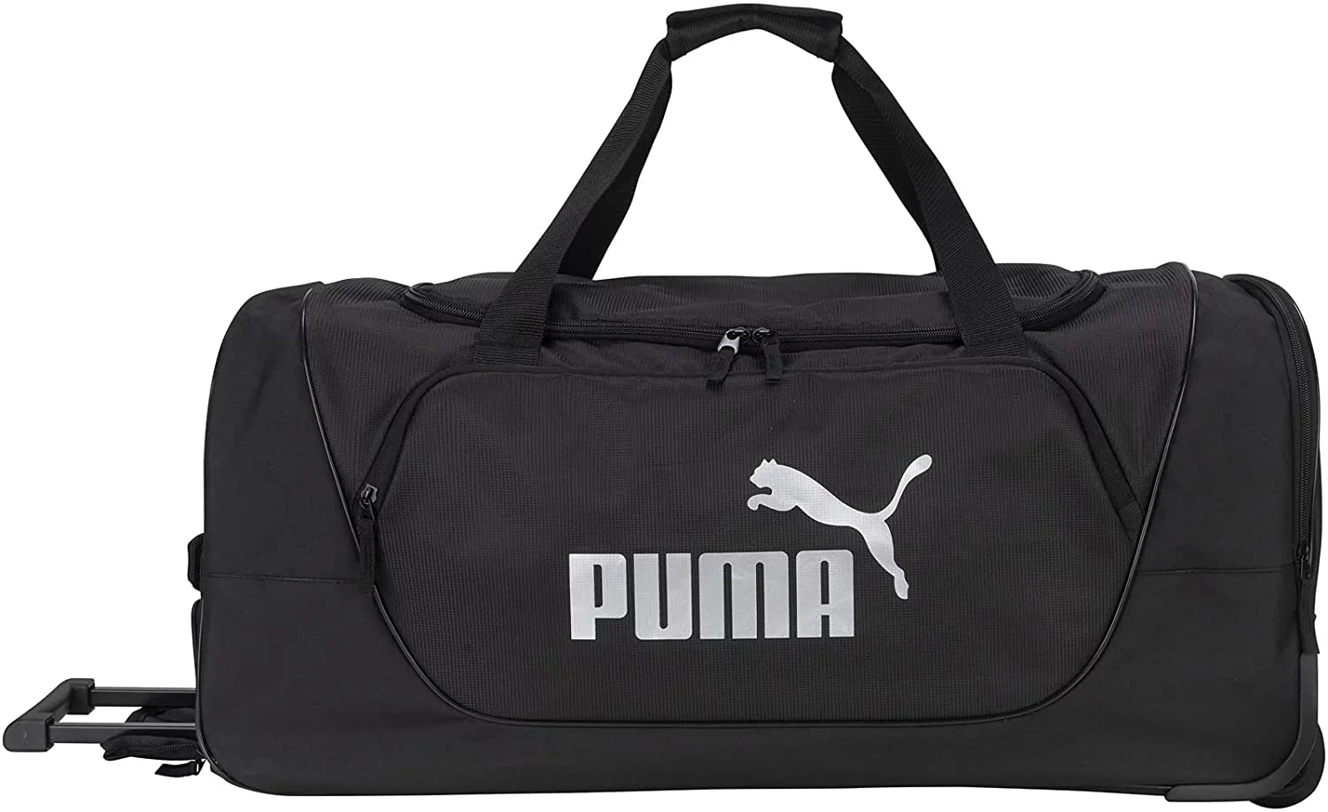 PUMA Evercat 28 Wanderer Rolling Duffel Bag One Size Black/Silver