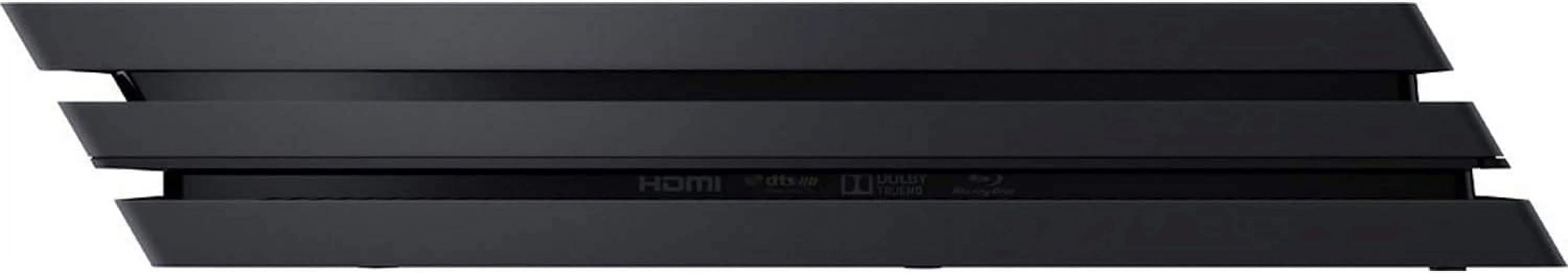 Pre-Owned Sony PlayStation 4 Pro 1TB Gaming Console Black HDMI Cable With BOLT AXTION Cleaning Kit Bundle (Refurbished: Like New)