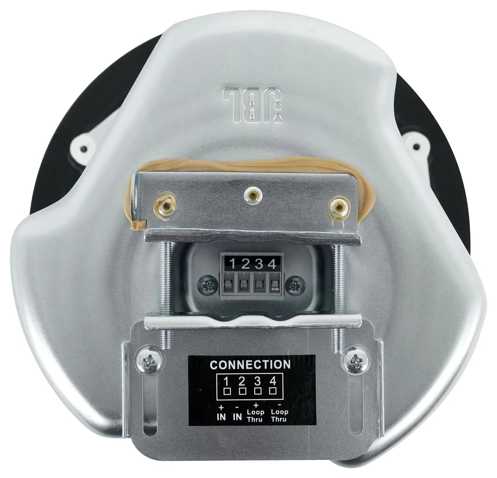 (4) JBL CONTROL 14C/T-BK 4" 25w 70v Black In-Ceiling Speakers+Amplifier