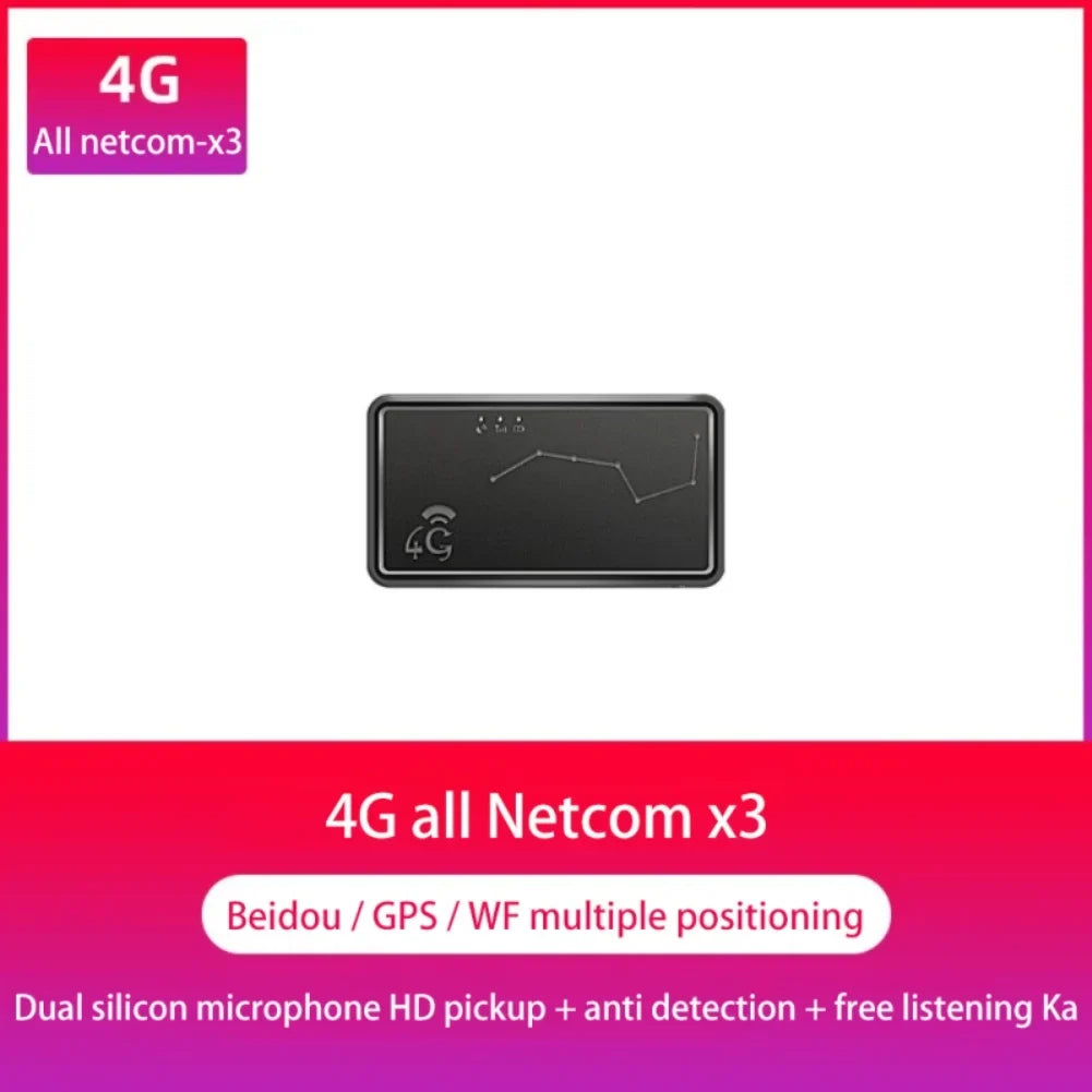 4G Wireless GPS/WIFI/Beidou Satellite Vehicle-Mounted Anti-Dropping Device - Pet & Vehicle Security Tracker