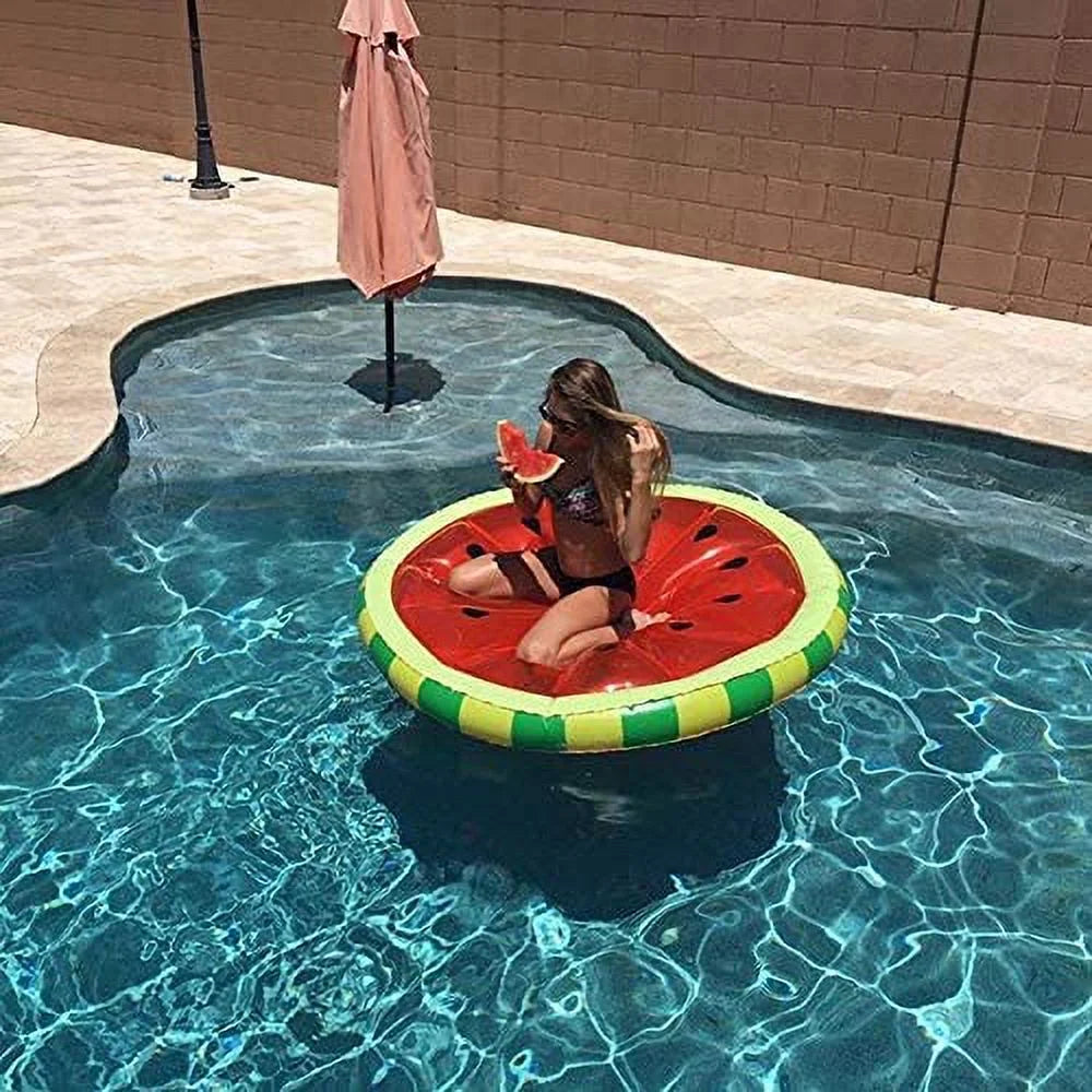 Swimline Watermelon Slice Island Inflatable Raft