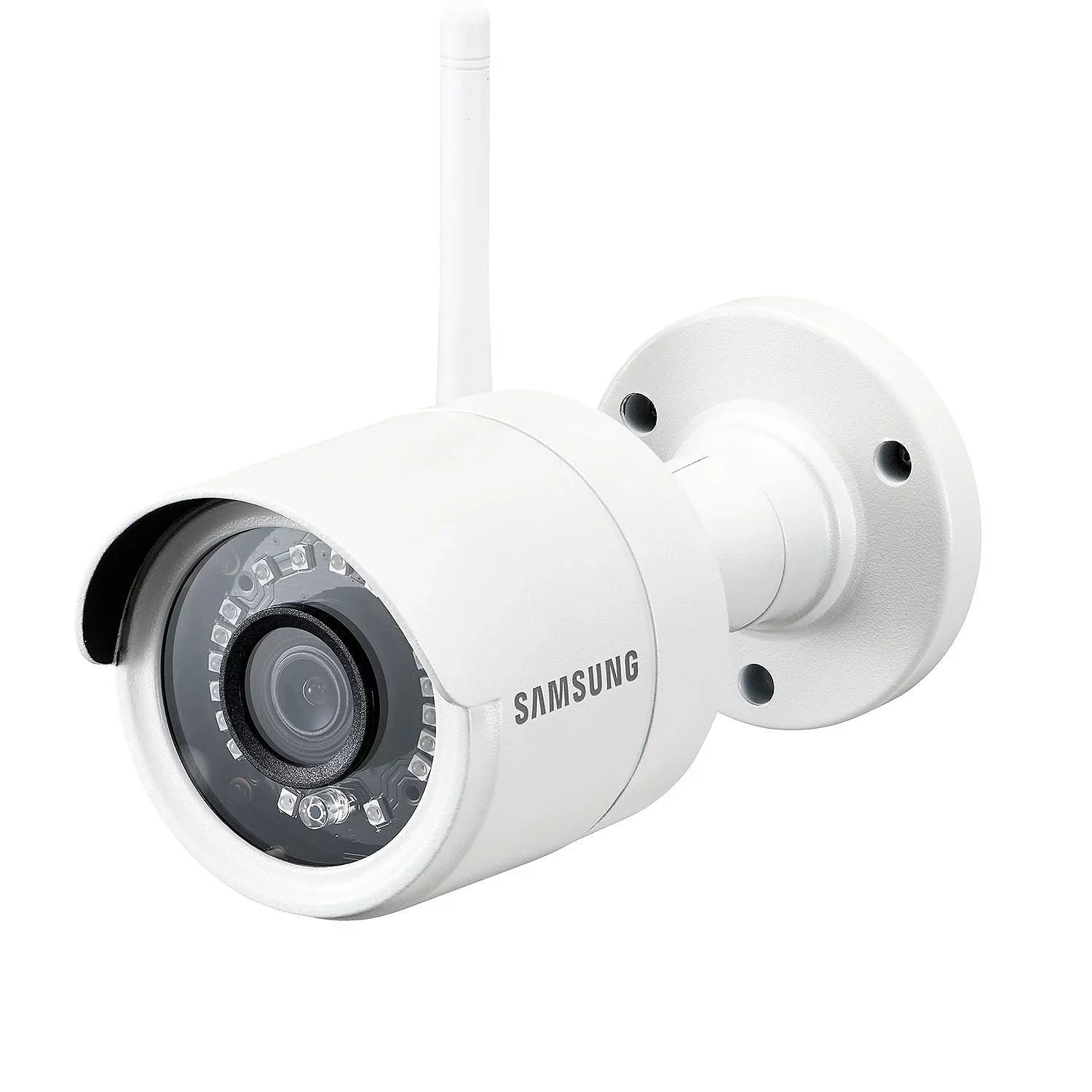 Samsung Wisenet SNK-B73040BW 4 Channel 1080p Full HD NVR Video Security System with 1TB Hard Drive and 4 1080p Wireless Environment Durable Bullet Cameras