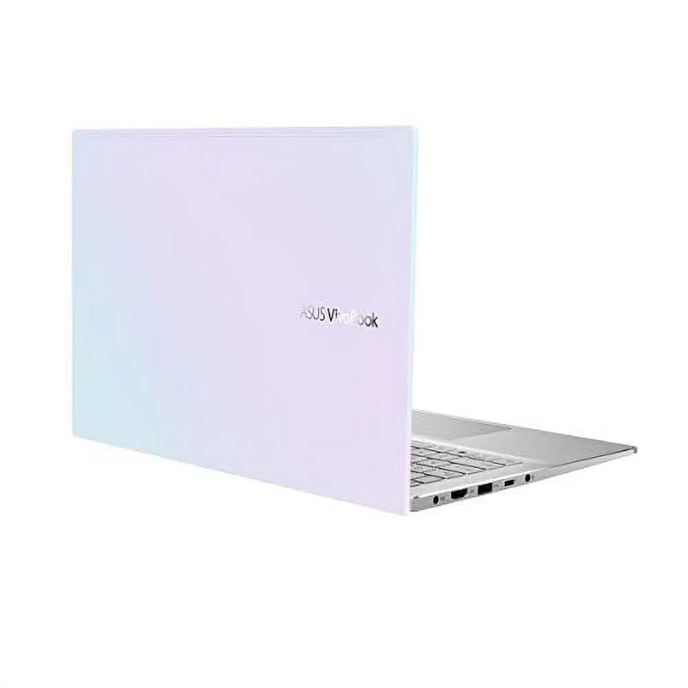 ASUS VivoBook S14 S433 Thin and Light Laptop, 14? FHD Display, i5-1135G7 CPU, 8GB DDR4 RAM, 512GB PCIe SSD, Thunderbolt 3, Wi-Fi 6, Windows 10 Home, Dreamy White, S433EA-DH51-WH