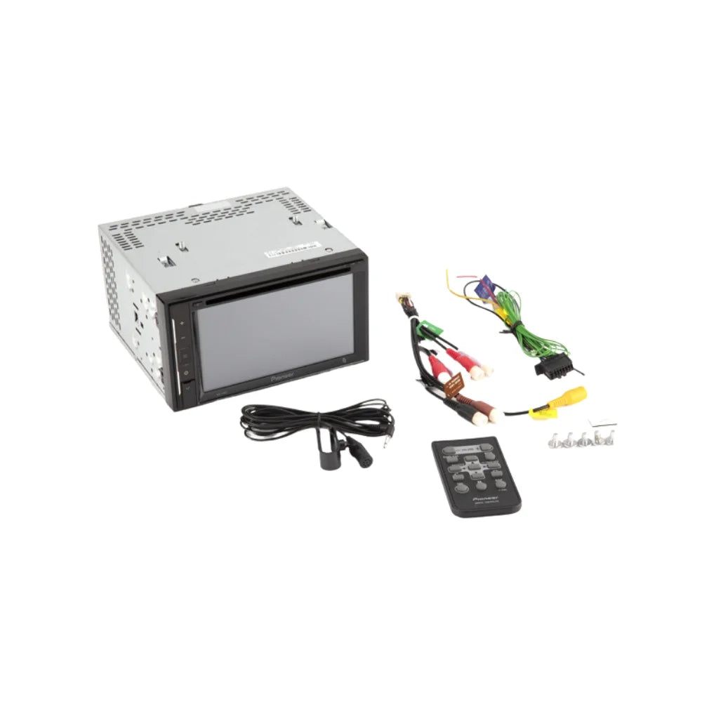KIT4913 Bundle for 2013-2015 Nissan Altima W/ Pioneer Double DIN Car Stereo with Bluetooth/Backup Camera/Installation Kit/in-Dash DVD/CD AM/FM 6.2" WVGA Touchscreen Digital Media Receiver