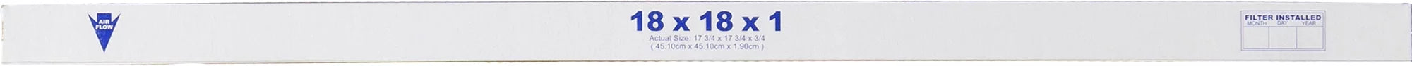 18x18x1 (17_3/4x17_3/4) Pleated Air Filters MERV 7 Plus Carbon 24 Pack