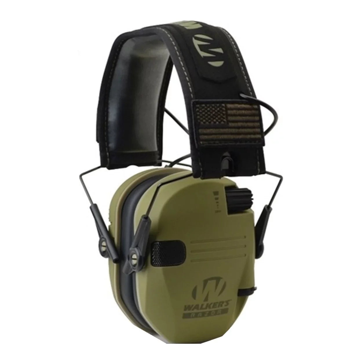 Walker's Razor Slim Electronic Hearing Protection BUNDLE, Green Patriot