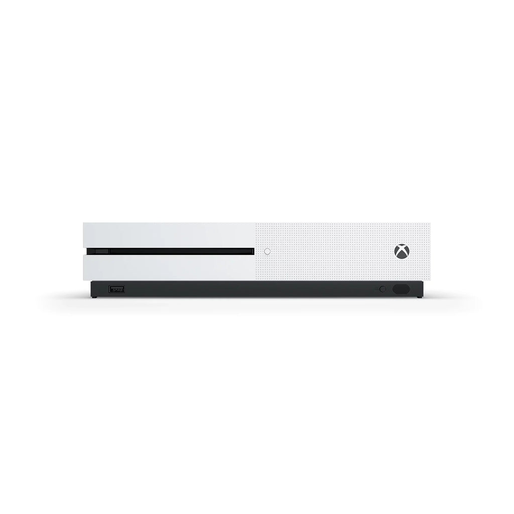 Restored Microsoft Xbox One S 500GB Console White Slim (Refurbished)