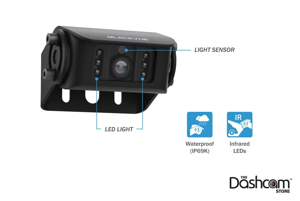 BlackVue DR770X-2CH-TRUCK Front + Waterproof Exterior Dash Cam With 256GB Card | Cloud-Ready 1080p 60FPS GPS & WiFi