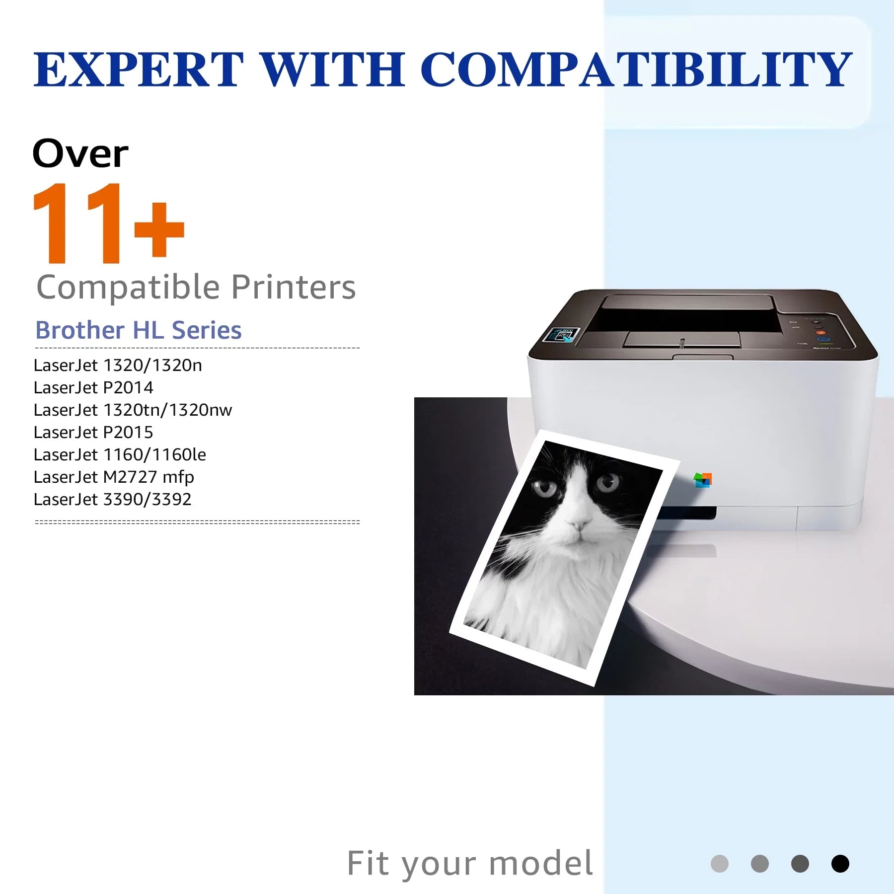 49A 53A Q5949A Halofox 49A Toner Cartridge Replacement for HP 49A Q5949A 53A Q7553A 49X Q5949X for HP Laserjet 1320 1320n 3390 1160 1320tn 1320nw 3392 P2015 P2015dn Printer Ink (Black, 6-Pack)