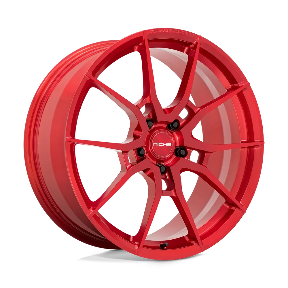 Niche Mono Monoblock Forged Rim M113 20X10 5X120 RED 25MM, T113200013+25