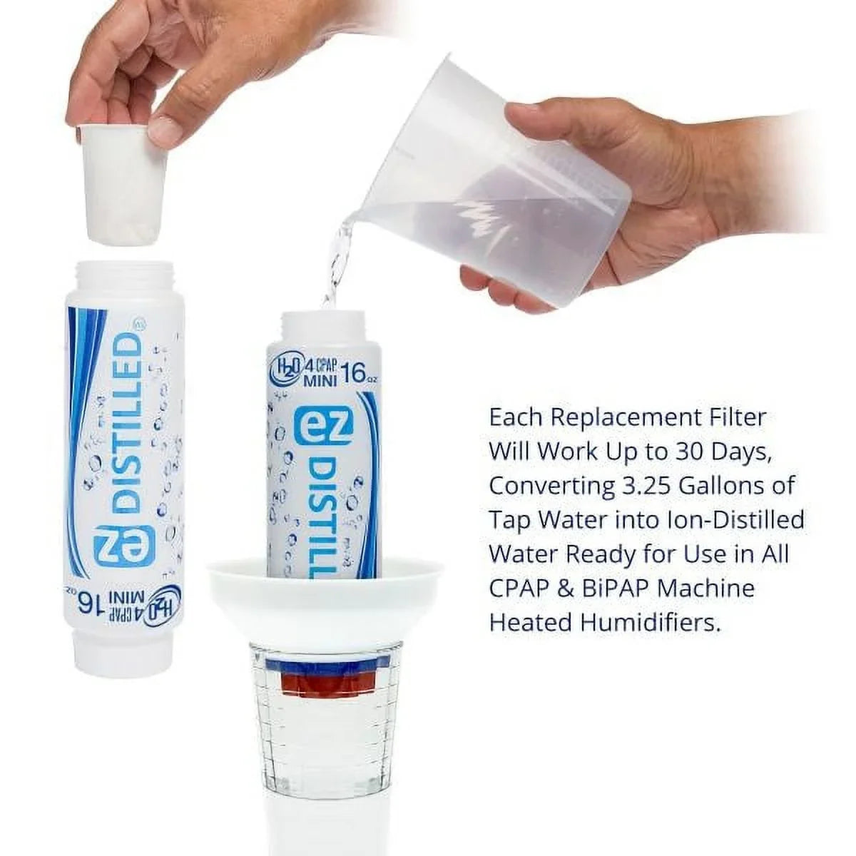 New EZ Distilled Water Filtration System (H2O 4 CPAP Mini)