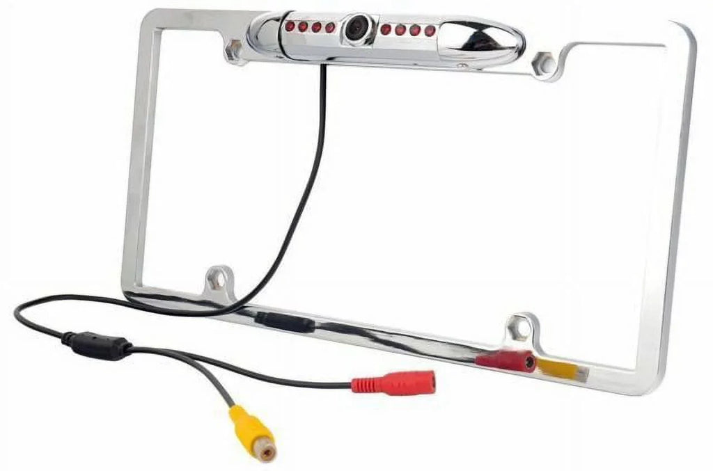 FOR KENWOOD DDX-419 DDX419 NIGHT VISION COLOR REAR VIEW CAMERA SILVER FRAME
