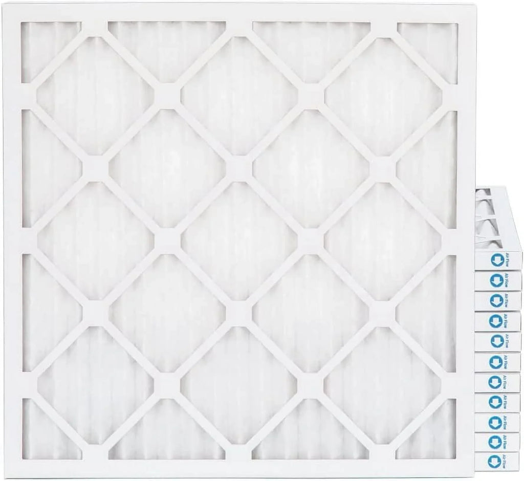 14X14x1 MERV 8 Pleated HV Furne Air Filters. Case Of 12. Size: 13-3/4 X 13-3/4 X 3/4