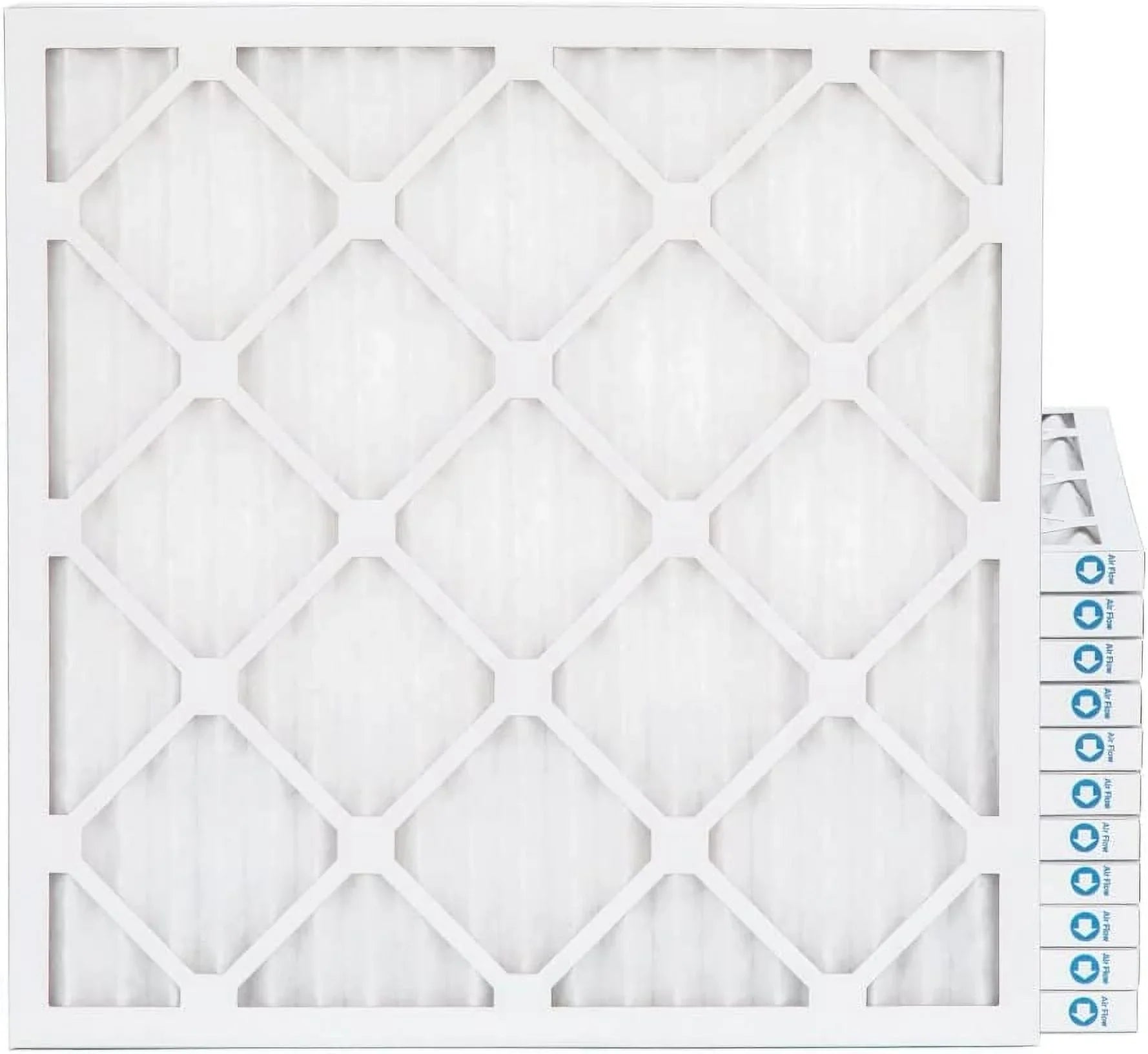 14X14x1 MERV 8 Pleated HV Furne Air Filters. Case Of 12. Size: 13-3/4 X 13-3/4 X 3/4